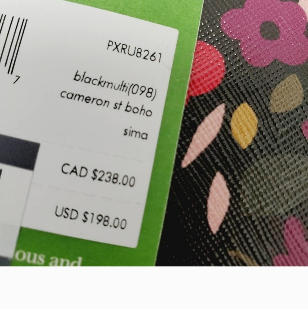 NWT Authentic Kate Spade Sima Floral Print Leather Crossbody/purse - Picture 8 of 11